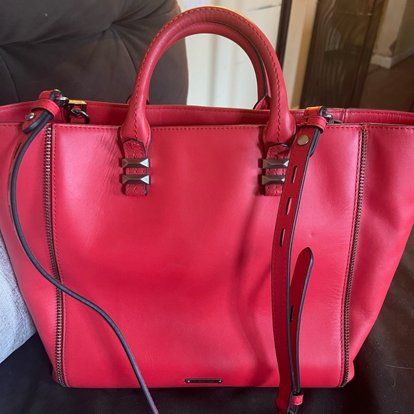 EUC Rebecca Minkoff large bag coral red. - Picture 4 of 4